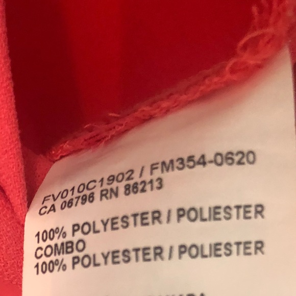 Pink sleeveless top with black contrasting edging, size M - Picture 5 of 6